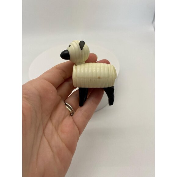Vintage 70s Fisher-Price Play Family Farm Animal White Sheep Toy - Picture 7 of 8